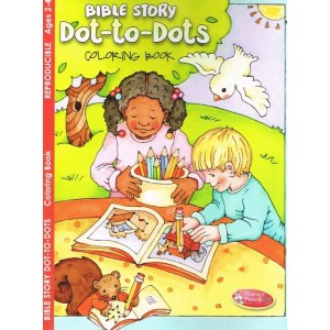 Bible Story Dot-To-Dot Colouring Book Ages 2-4